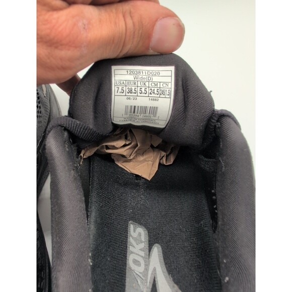 Brooks Adrenaline GTS 23 1203811D020 Black Athletic Running Shoes Sneakers 7.5 D - Picture 8 of 11